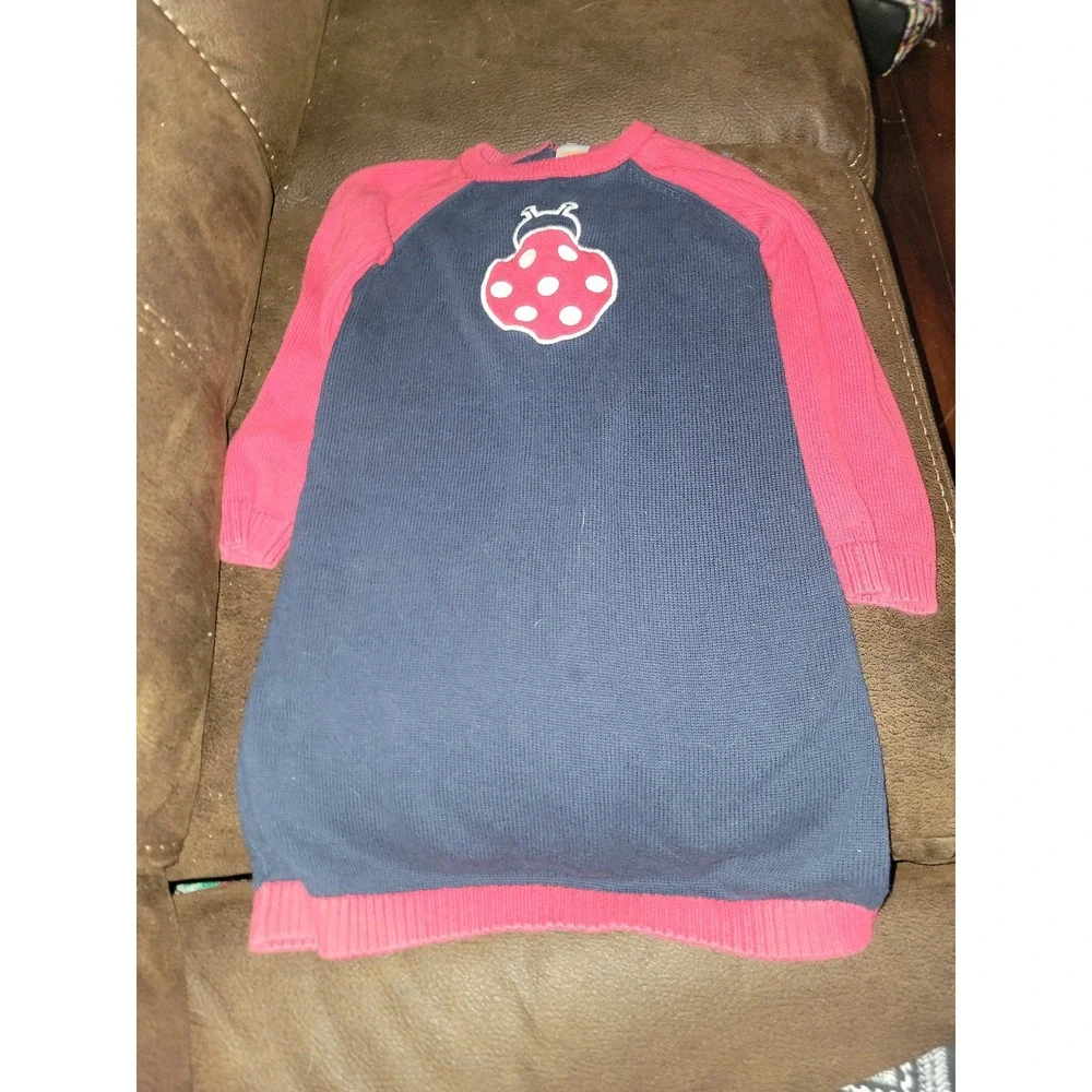 Gymboree little ladybug sweater dress size 5t‎